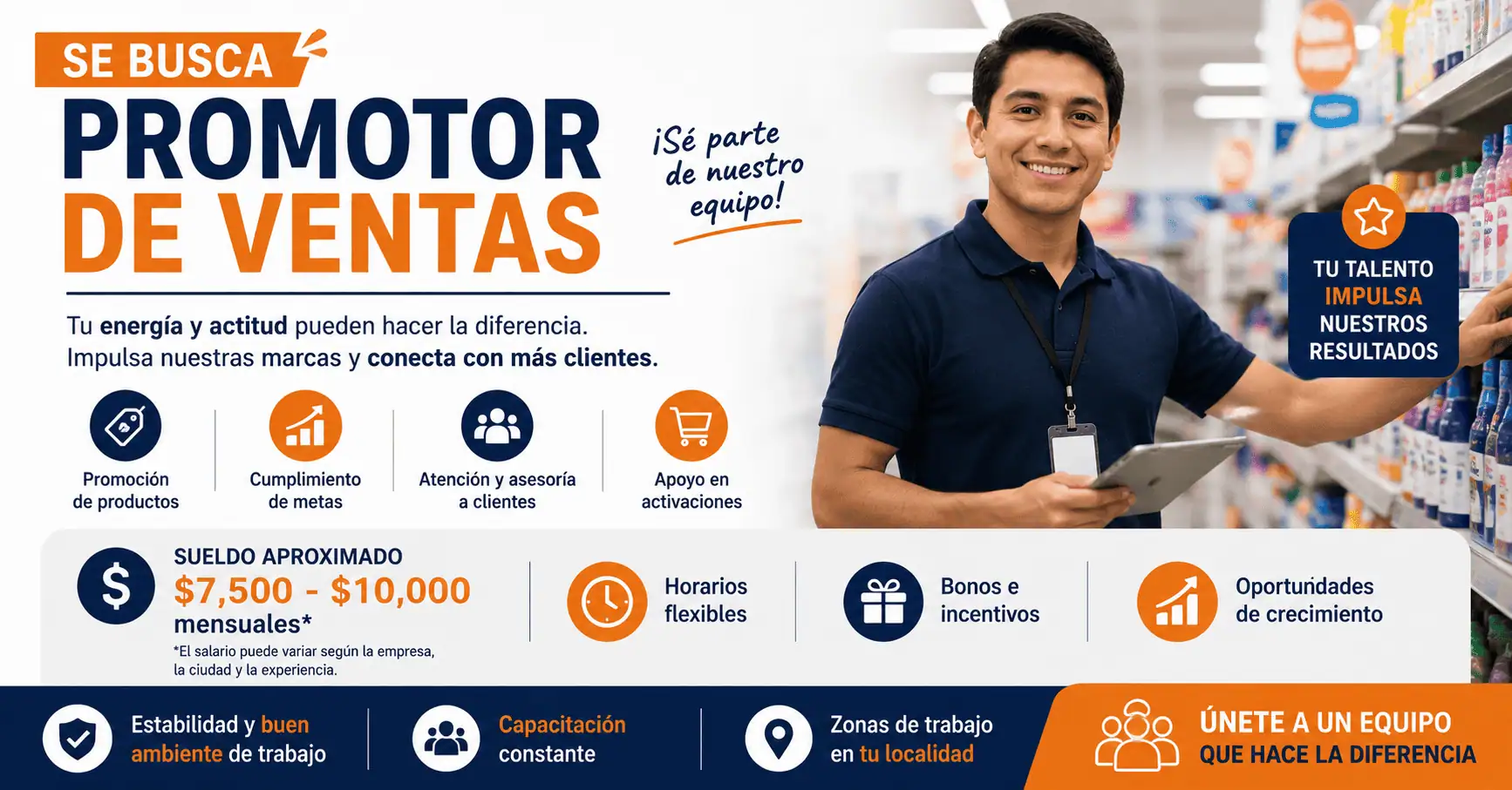 Promotor de Ventas